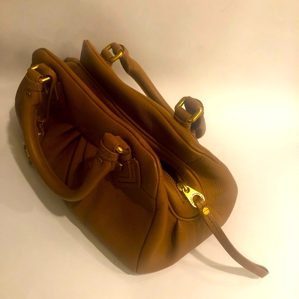 Marc Jacobs Leather Satchel Crossbody Shoulder Purse